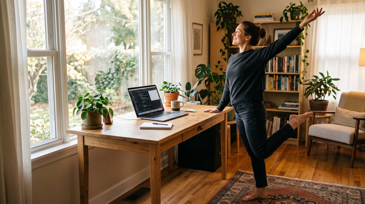 The Active Couch Potato: Why a Morning Workout Doesn't Undo a Desk Day — and the Five-Minute Fix That Helps