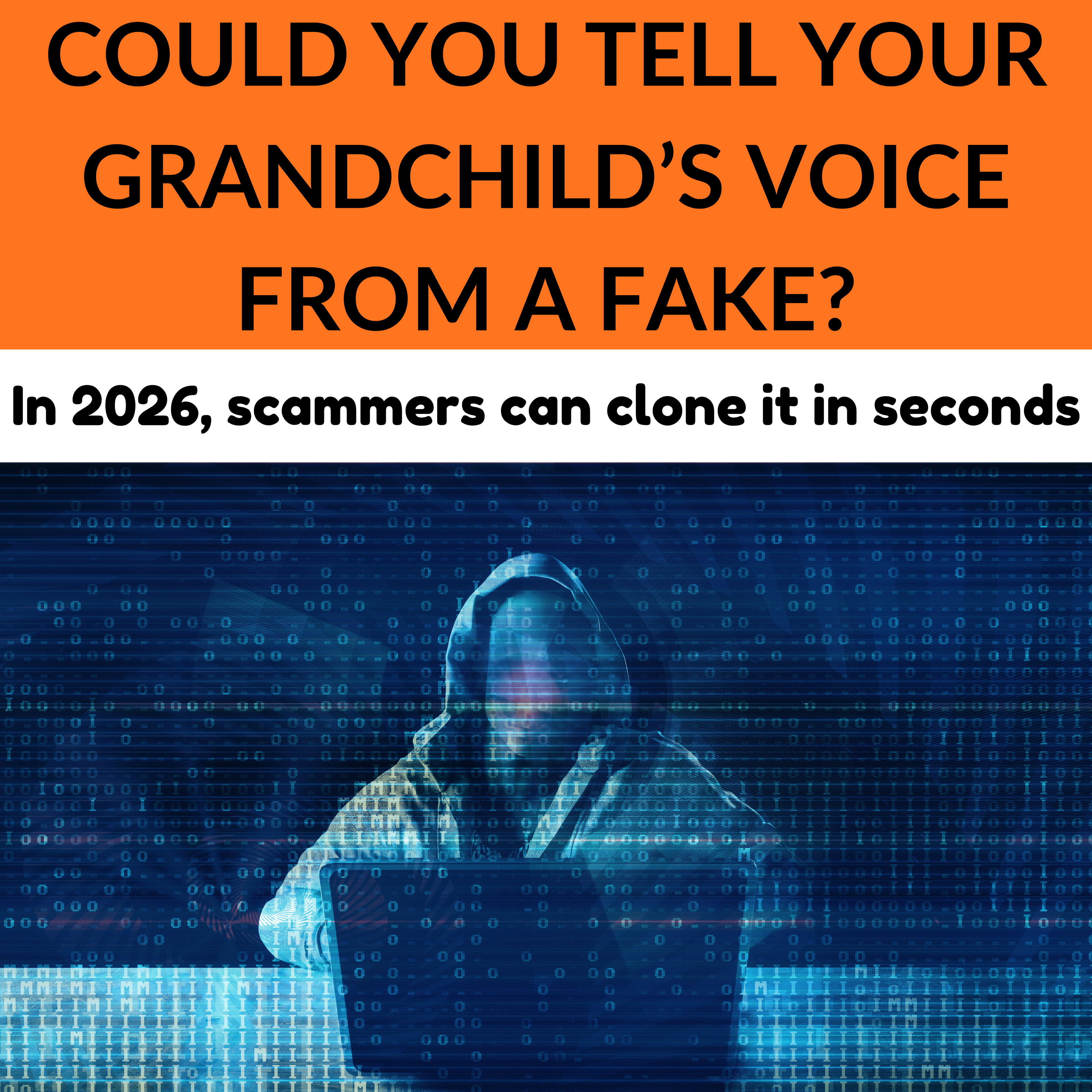 ai scam warning for parents, adult children, and grand parents