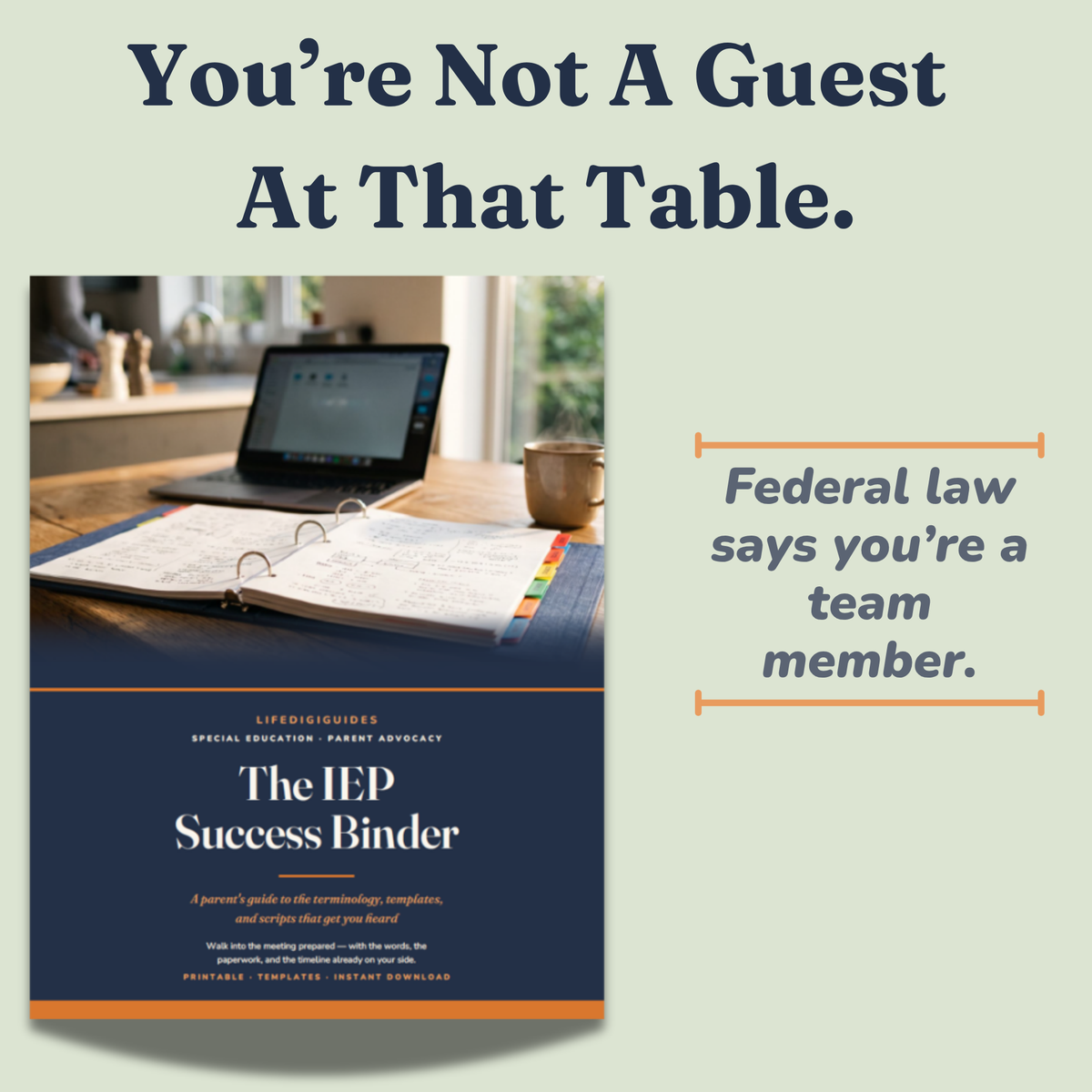The IEP Success Binder special education advocacy guide for parents cover