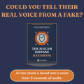 The AI Scam Defense Handbook printable guide cover for families