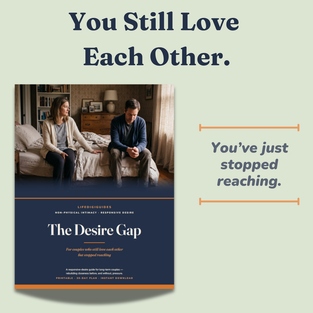 The Desire Gap responsive desire guide for long-term couples cover
