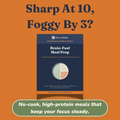 Brain-Fuel Meal Prep no-cook high-protein guide cover for knowledge workers