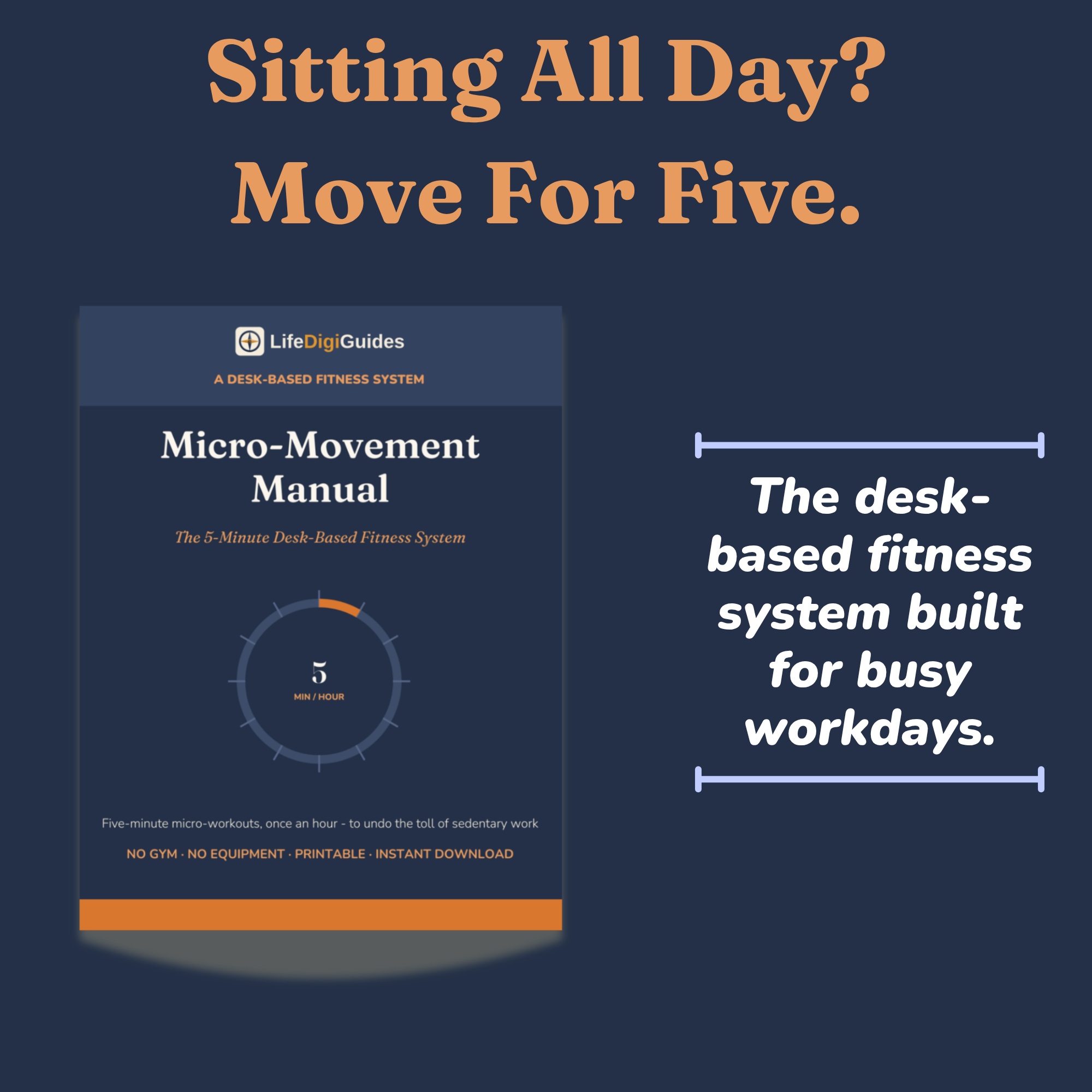 Micro-Movement Manual desk-based fitness guide cover