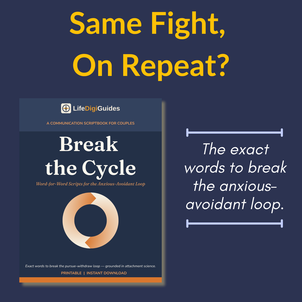 Break the Cycle anxious-avoidant couples communication scriptbook cover