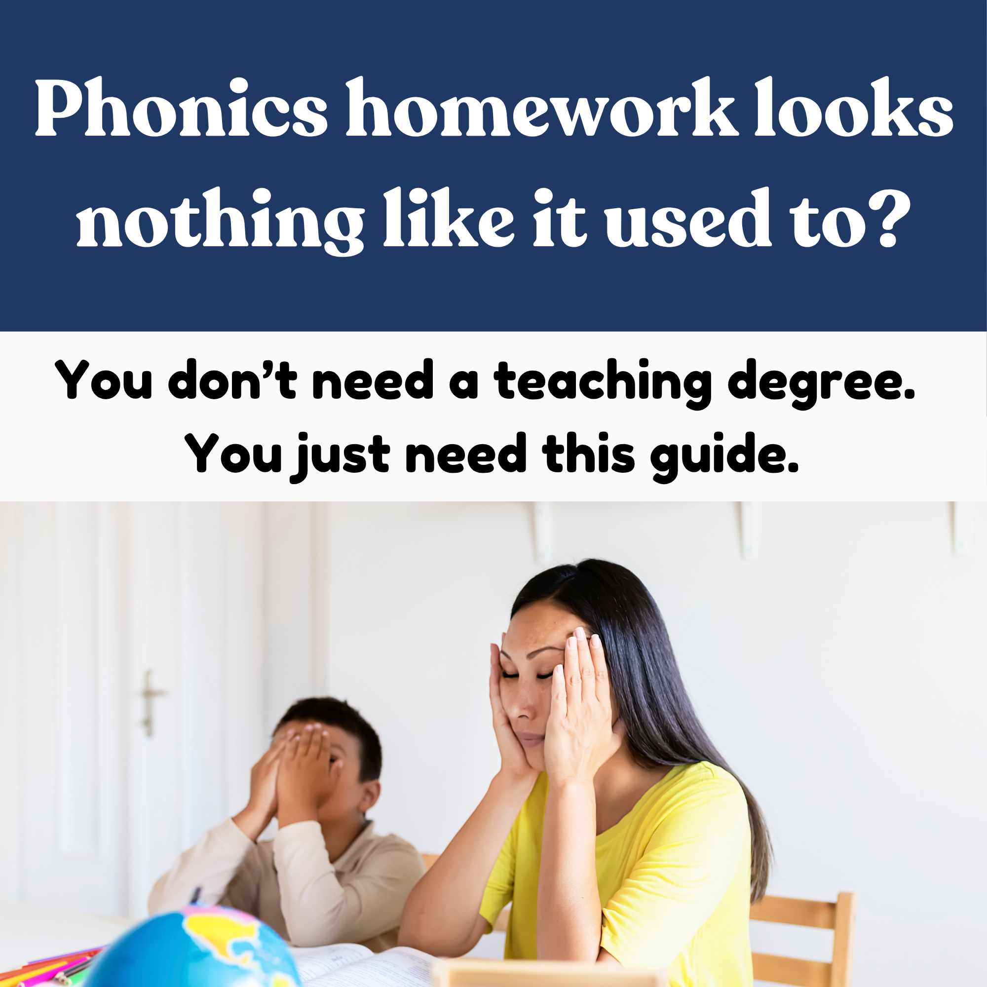 Parent guide page explaining the five pillars of reading and the Simple View of Reading