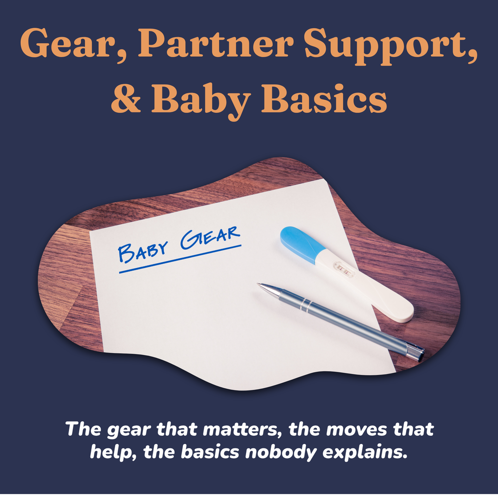 Overview of what is included in the new dad survival guide