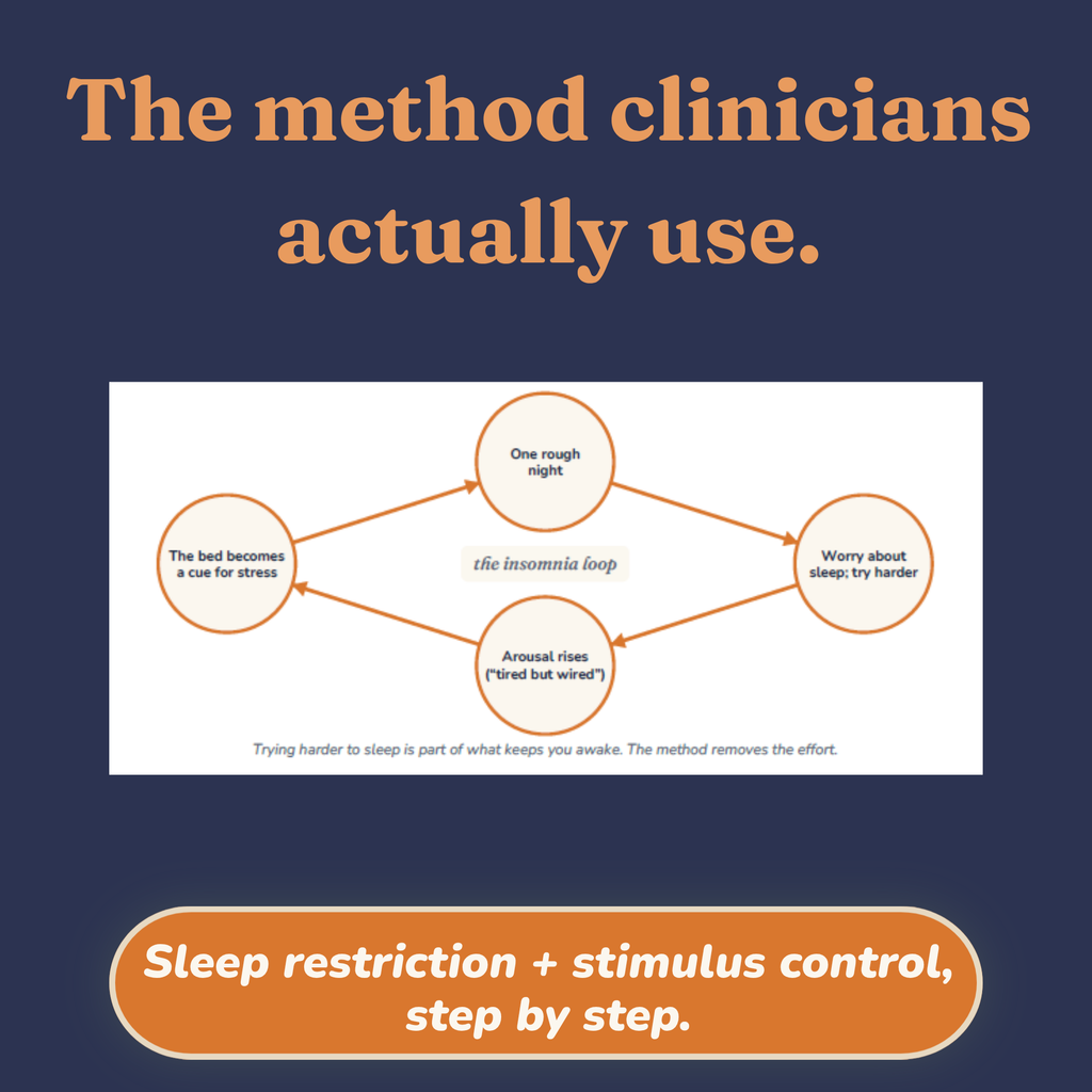 Overview of what is included in the 21-day CBT-I insomnia workbook