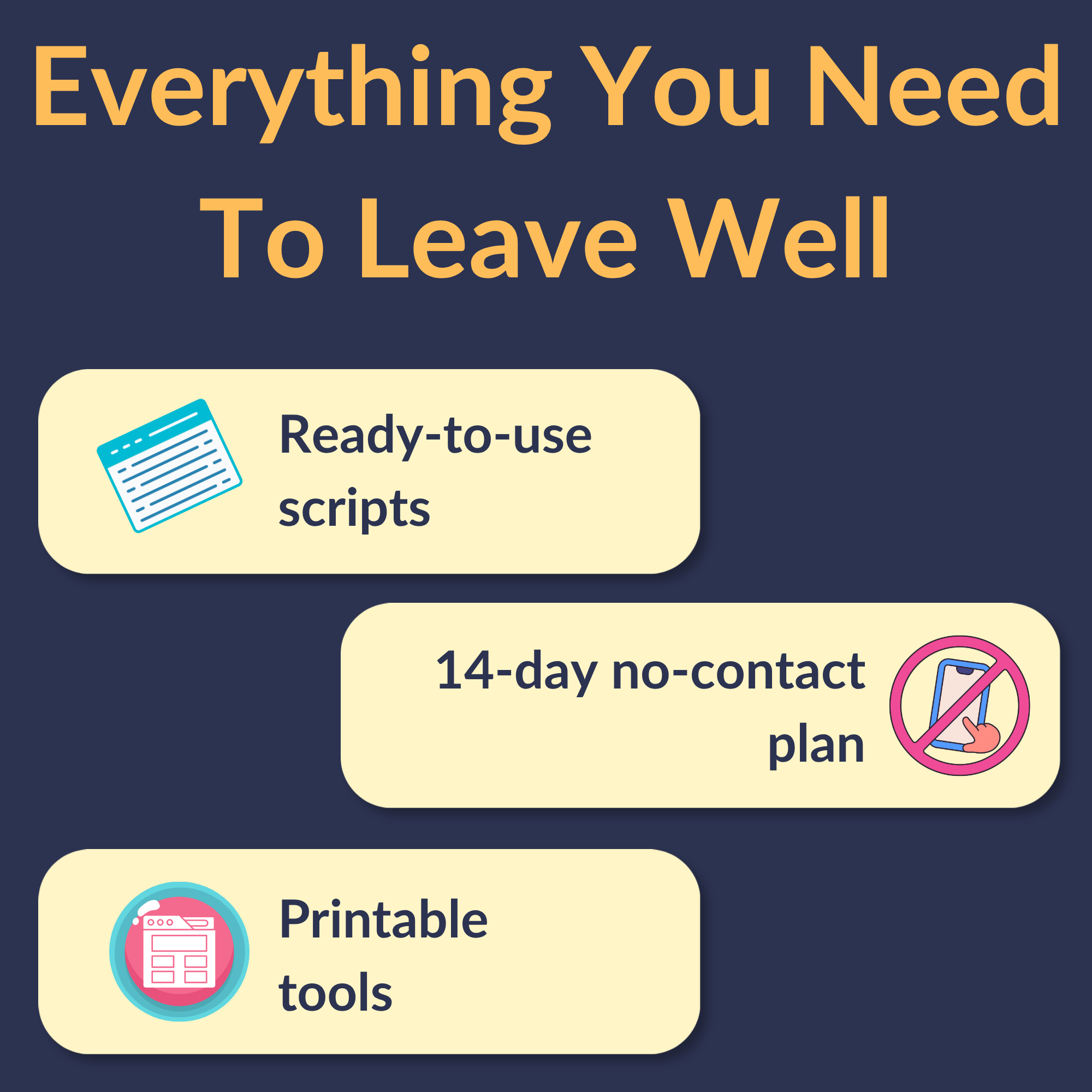 Done Being an Option: Your Script-by-Script Guide to Walking Away