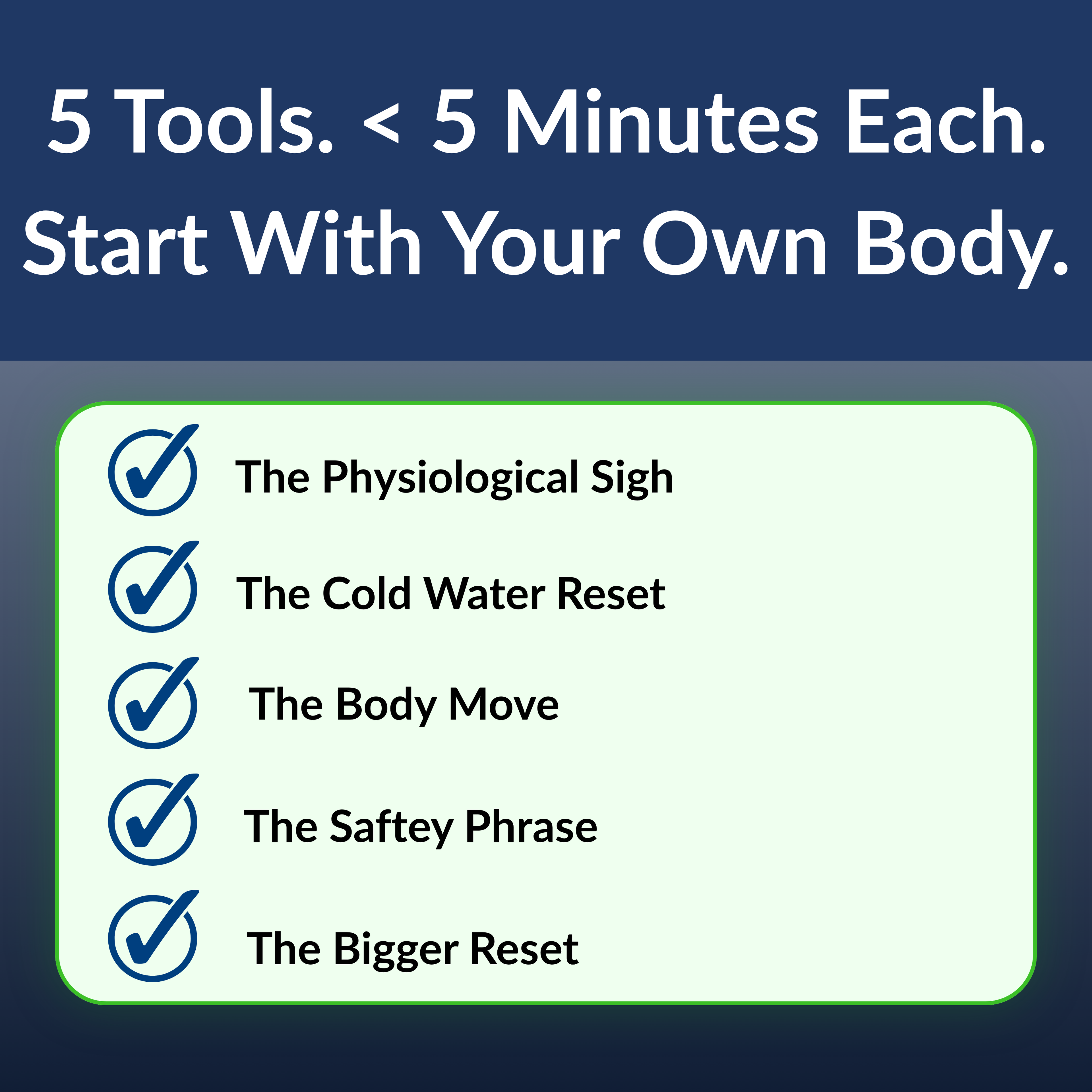 Cold water reset bathroom sink nervous system tool for parents