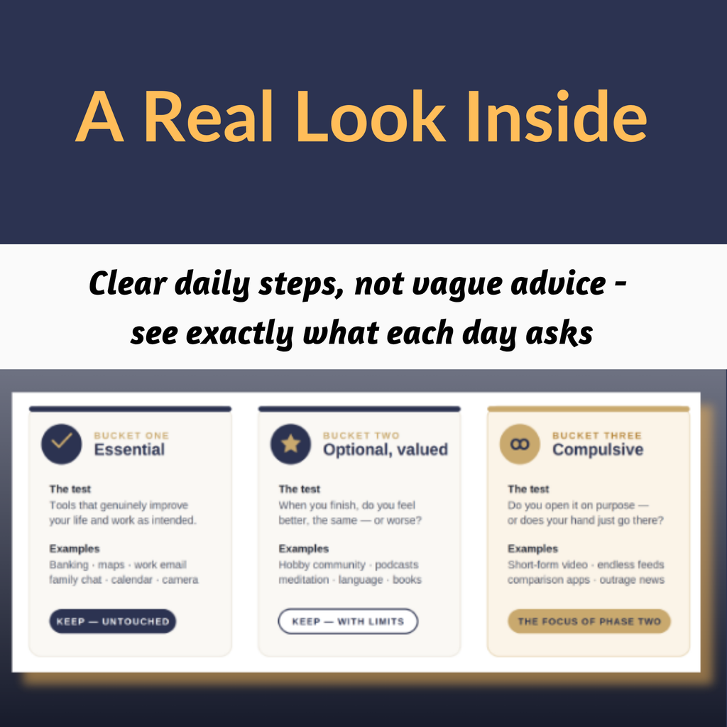 The Focus Reset — A 30-Day Digital Detox Guide & Tracker