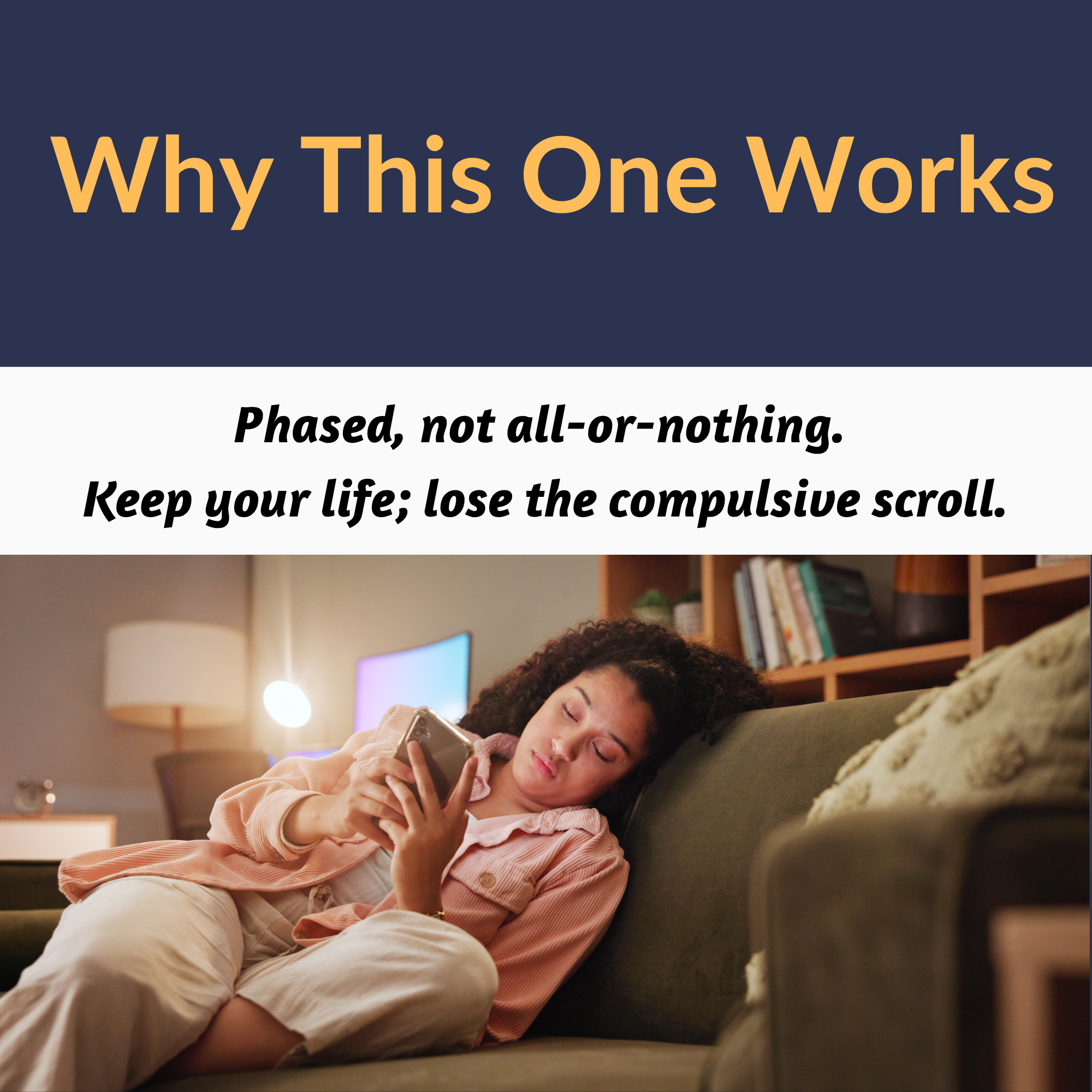 Three-phase digital detox roadmap: Awareness, Reduction, and Integration across 30 days.
