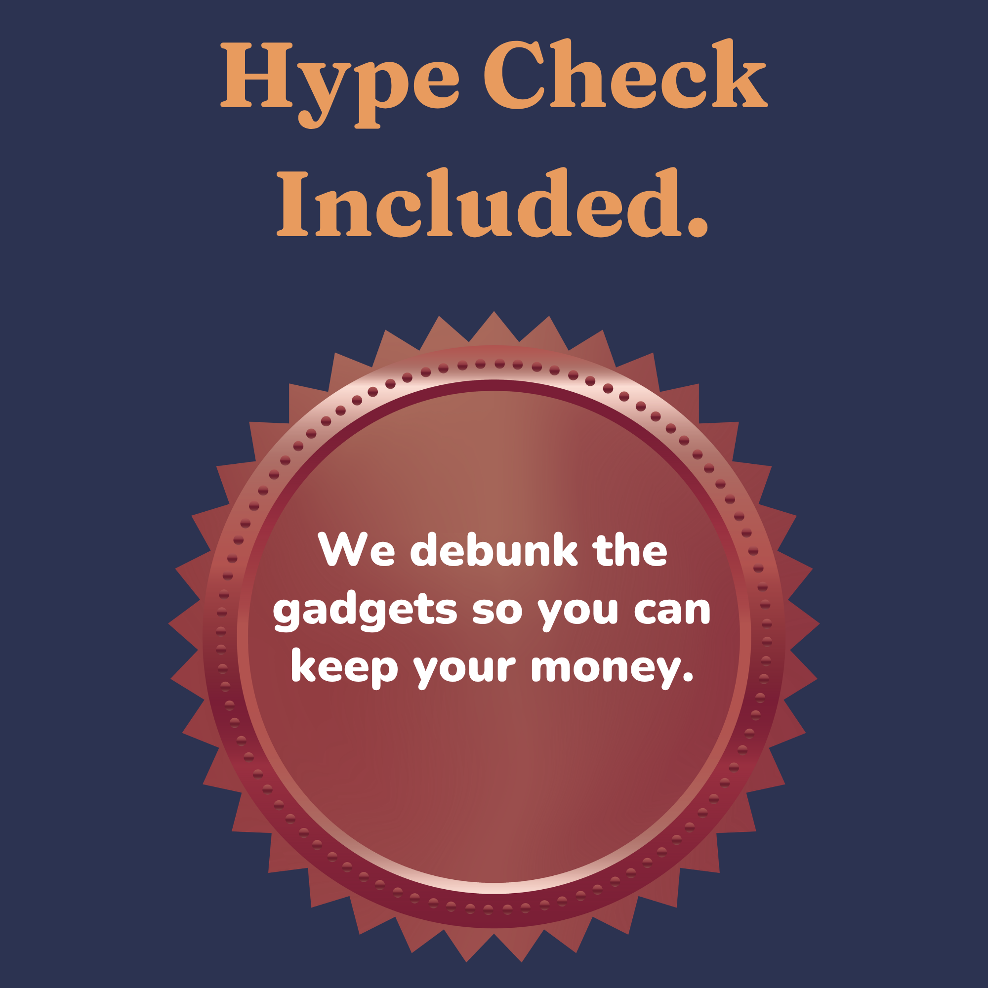Hype Check box debunking expensive biohacking gadgets