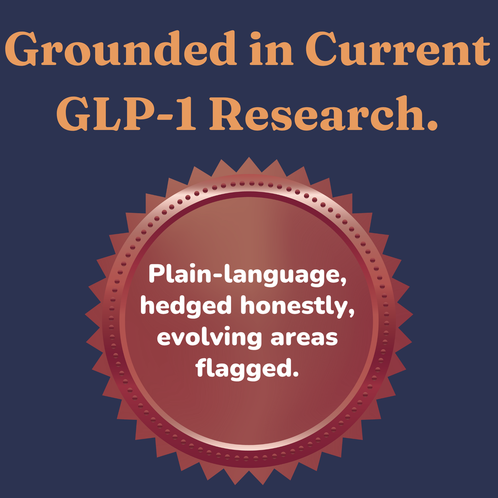 Printable high-protein food reference table for GLP-1 users