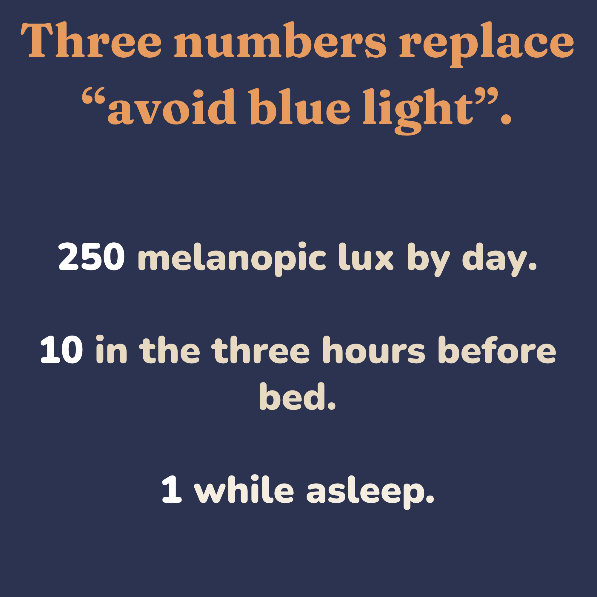 Evening timeline showing caffeine, alcohol, meal, bath and exercise cutoffs before lights-out