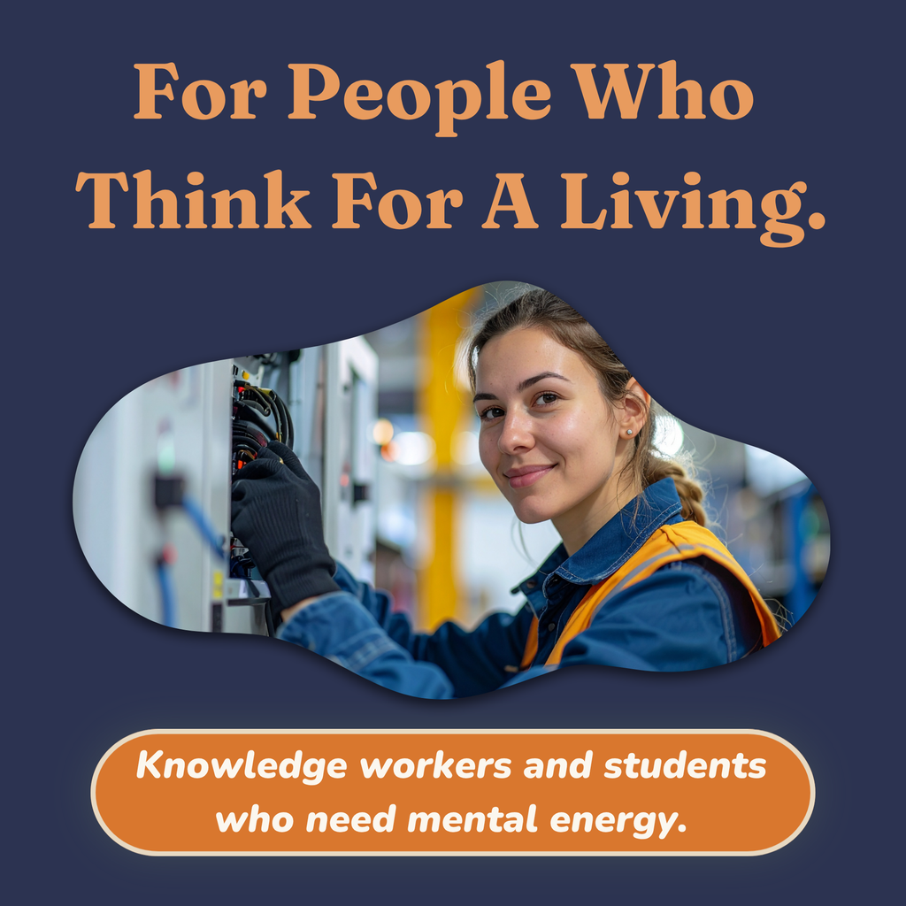 Who the brain-fuel meal prep guide is for: students and remote workers