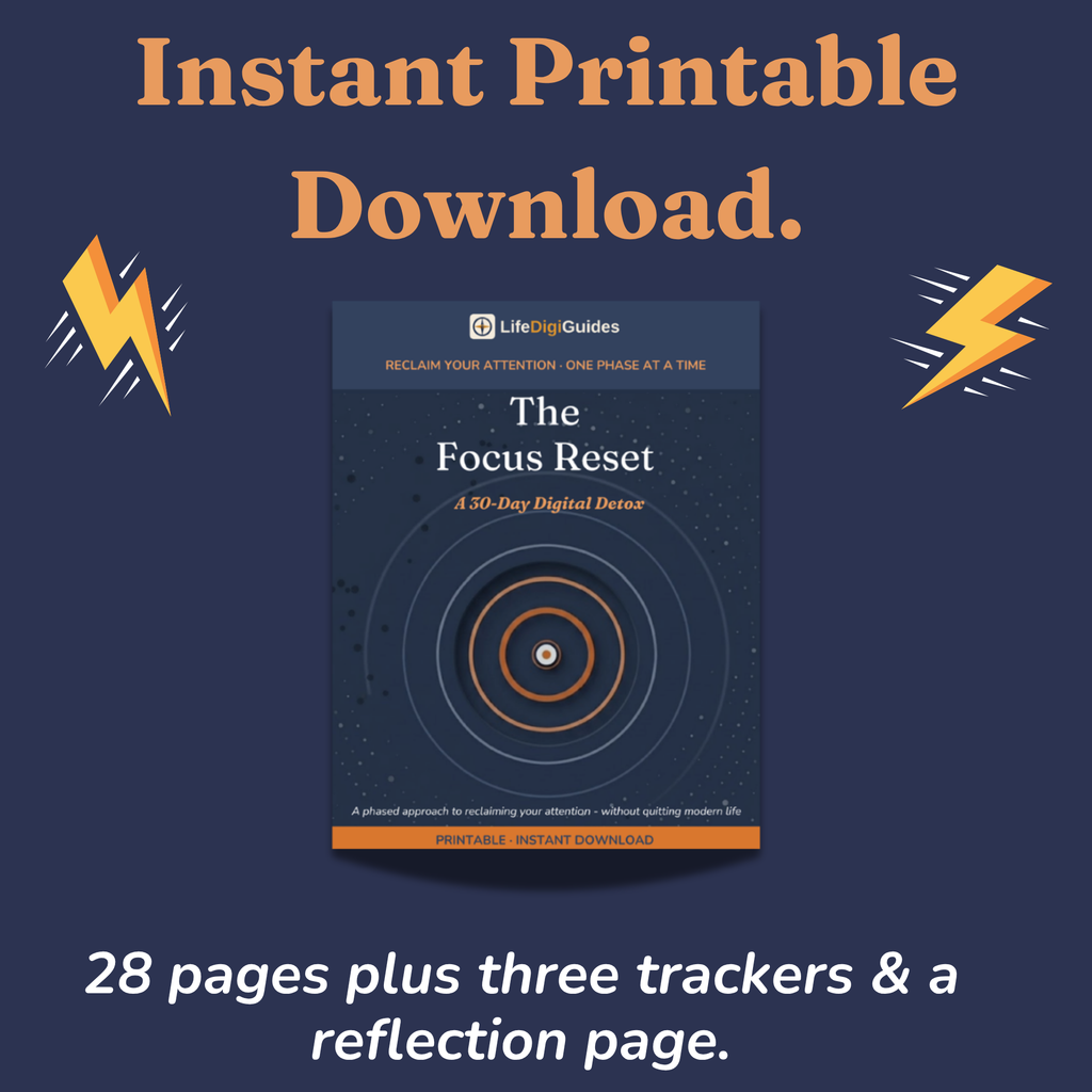 Instant printable PDF download format details for the guide