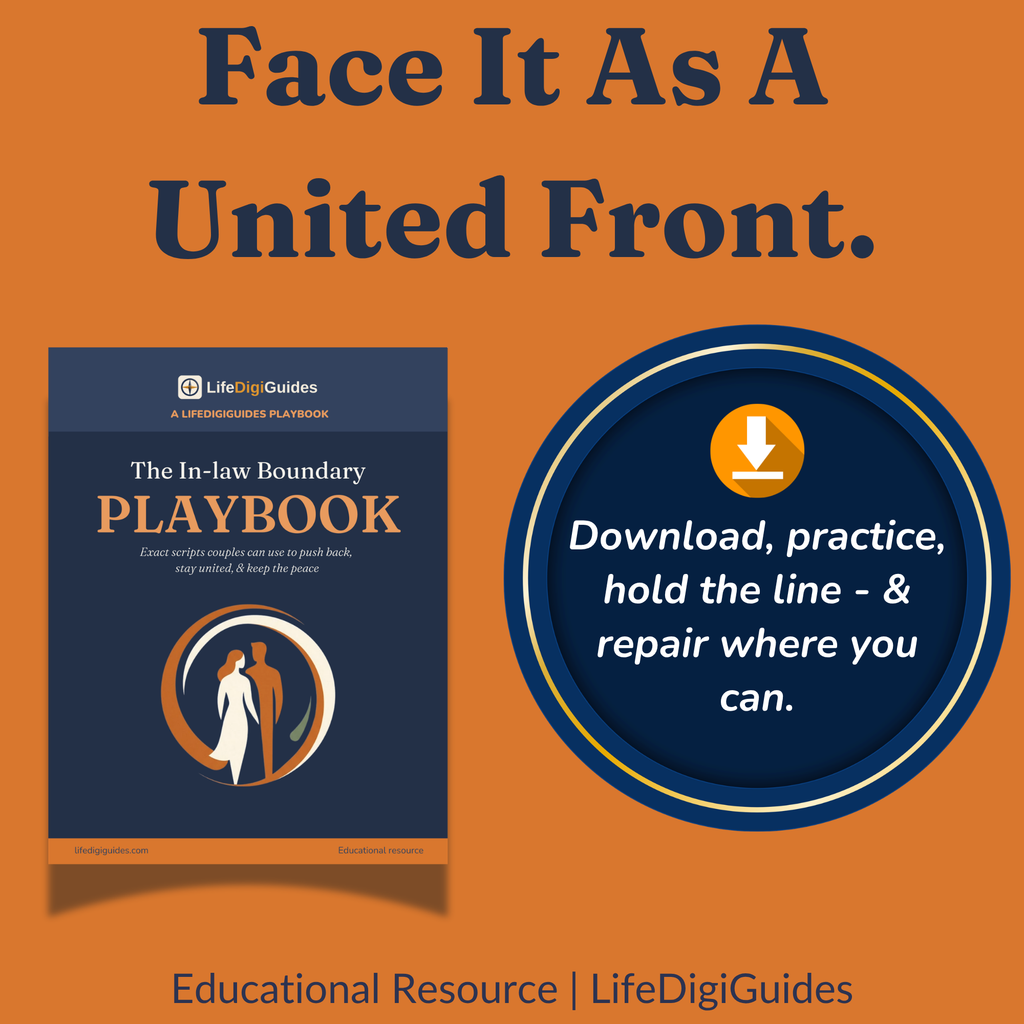 Download The In-law Boundary Playbook and face in-law dynamics as a united front