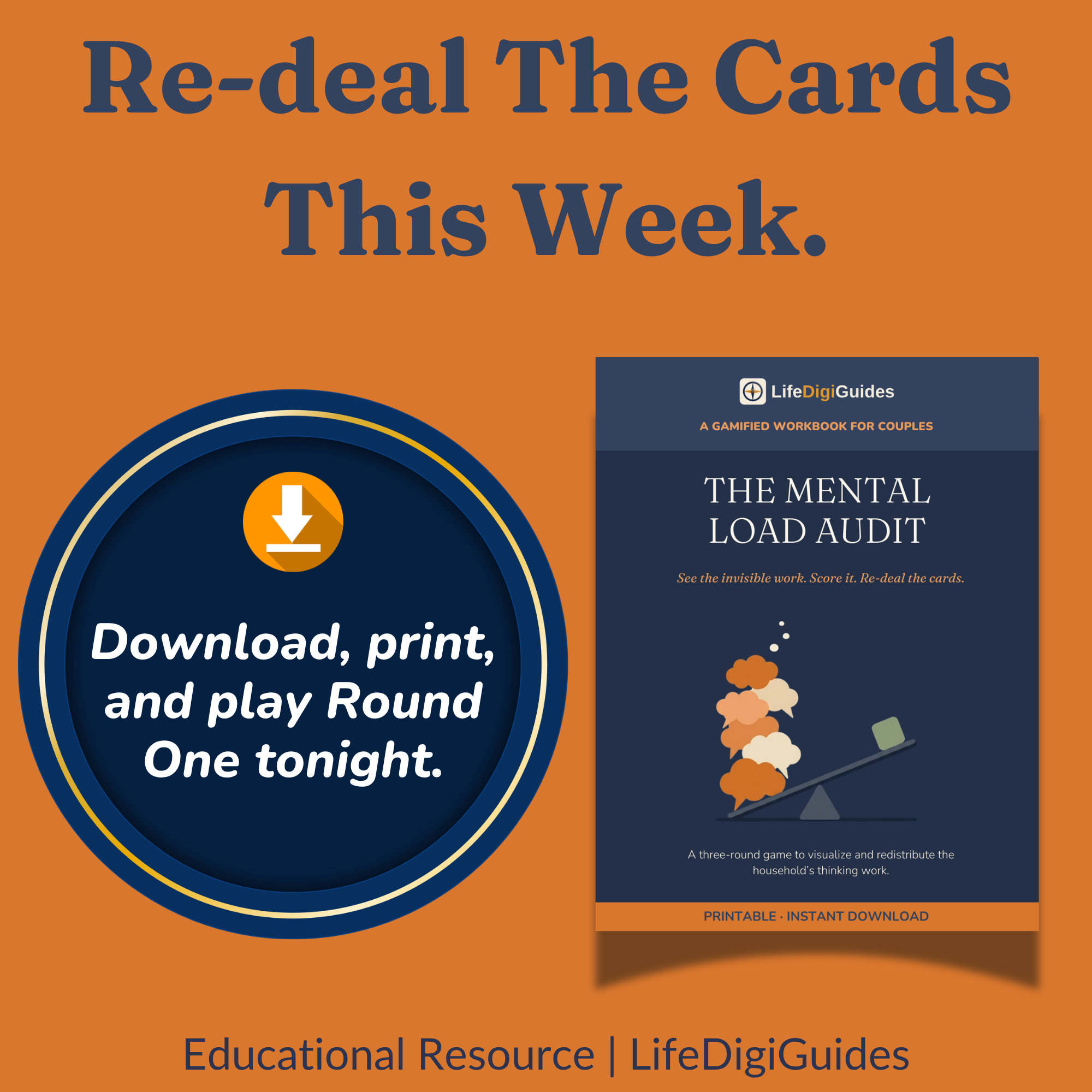 Download The Mental Load Audit couples workbook
