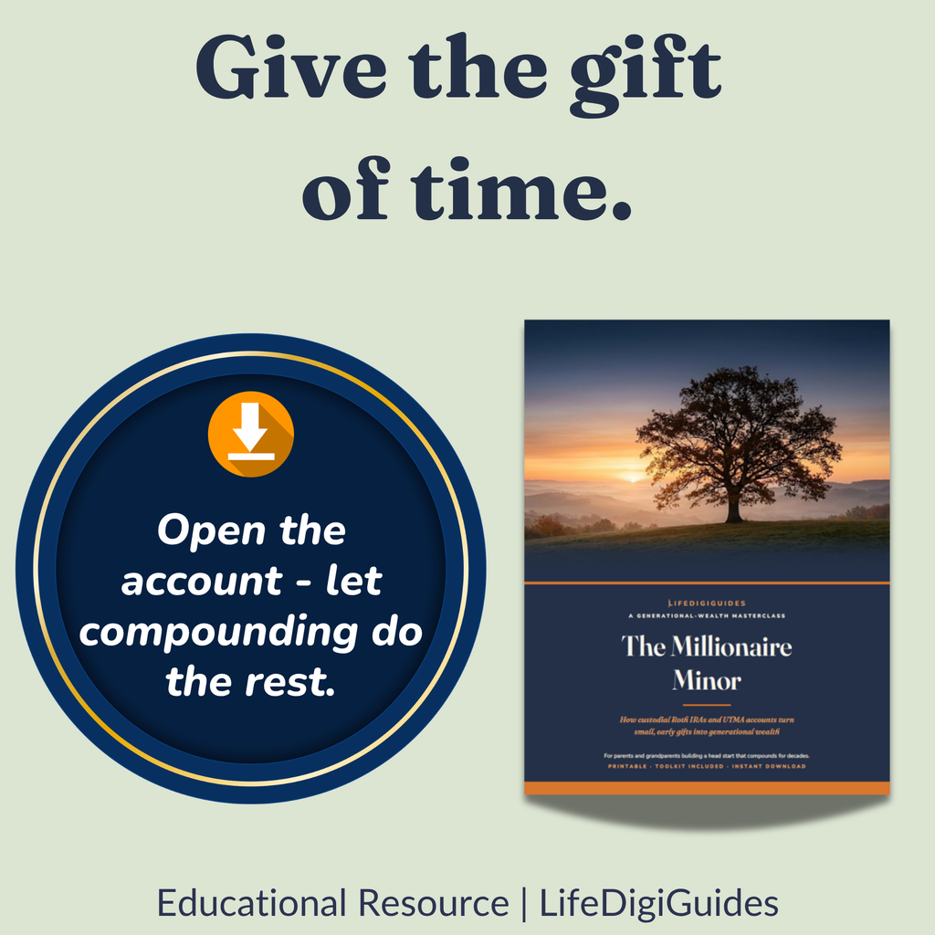 Instant printable PDF download details for The Millionaire Minor guide