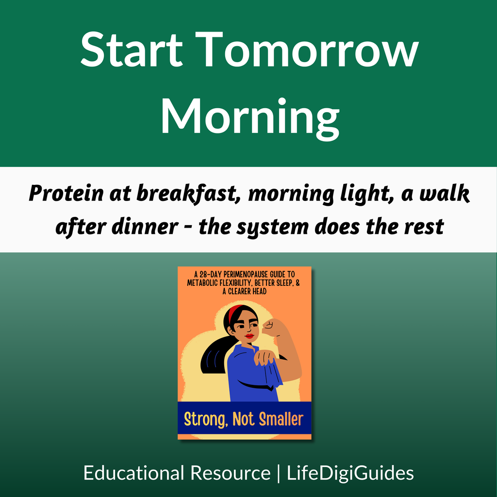 Strong, Not Smaller: A Strength-First Guide for Perimenopausal Women