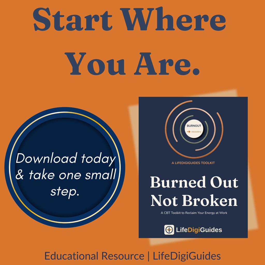 Download prompt for the Burned Out, Not Broken CBT recovery workbook