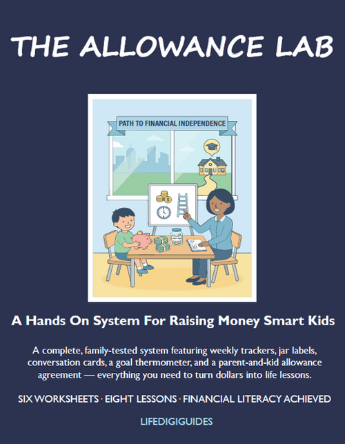 The Allowance Lab: A hands on system for raising money-smart kids