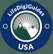 LifeDigiGuides USA logo with mountains and sun design on a blue background