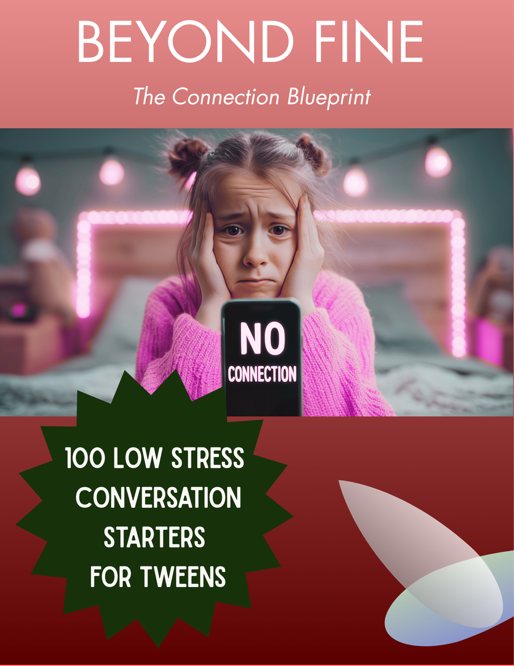 Beyond Fine tween conversation starters guide, printable PDF
