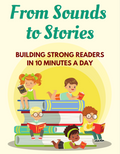 Learn to read phonics guide for kids, printable PDF cover