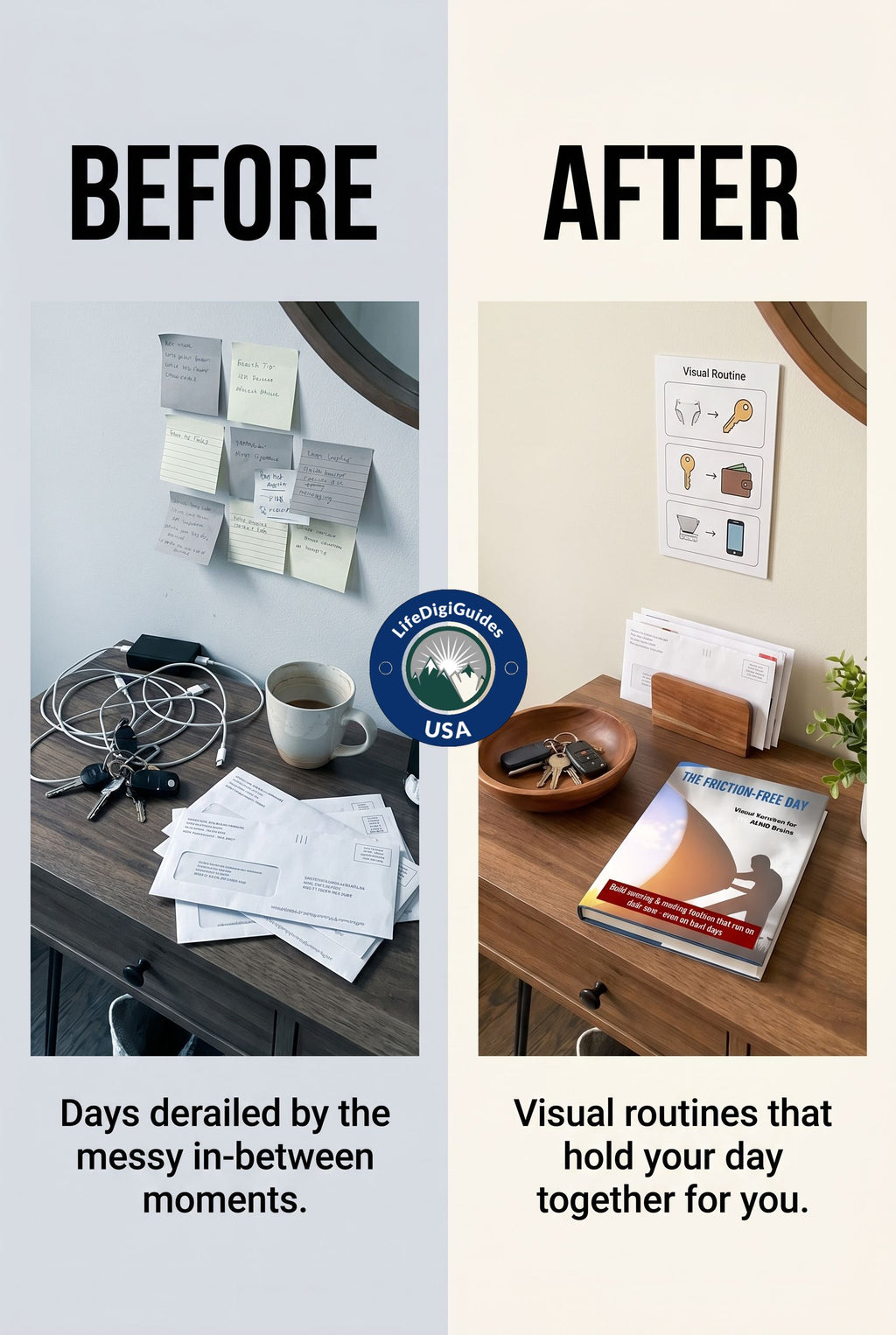 The Friction-Free Day: Visual Routines for ADHD Brains