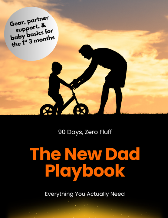 The New Dad Playbook first-time father guide, printable PDF